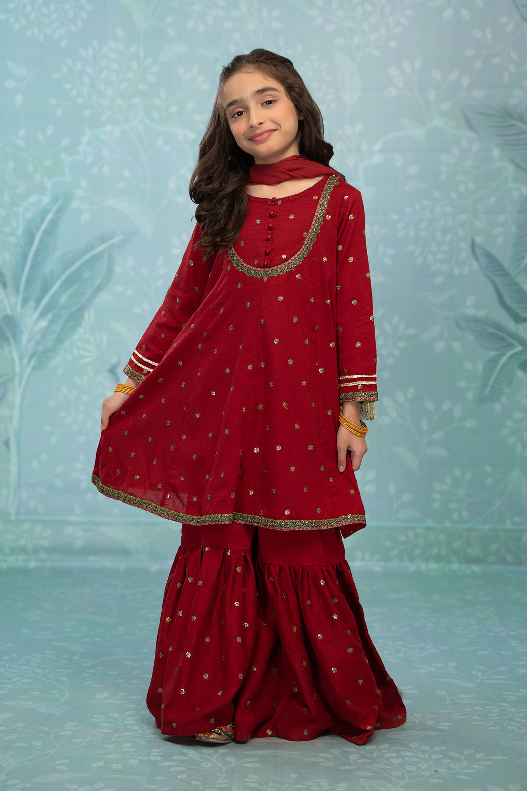 Maria.B Kids Lawn D-44 | 3Pcs Embroidered Summer Collection 2025