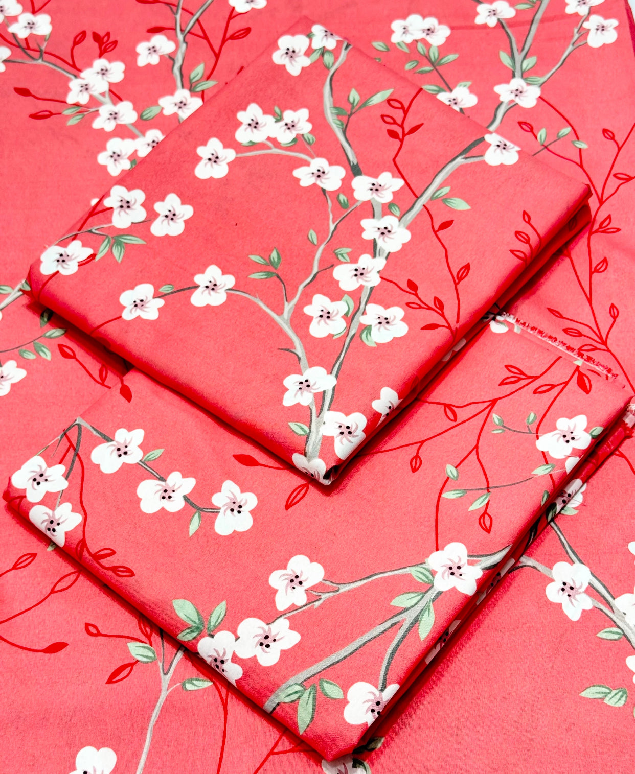 FLORAL PRINTED 2PC D-7