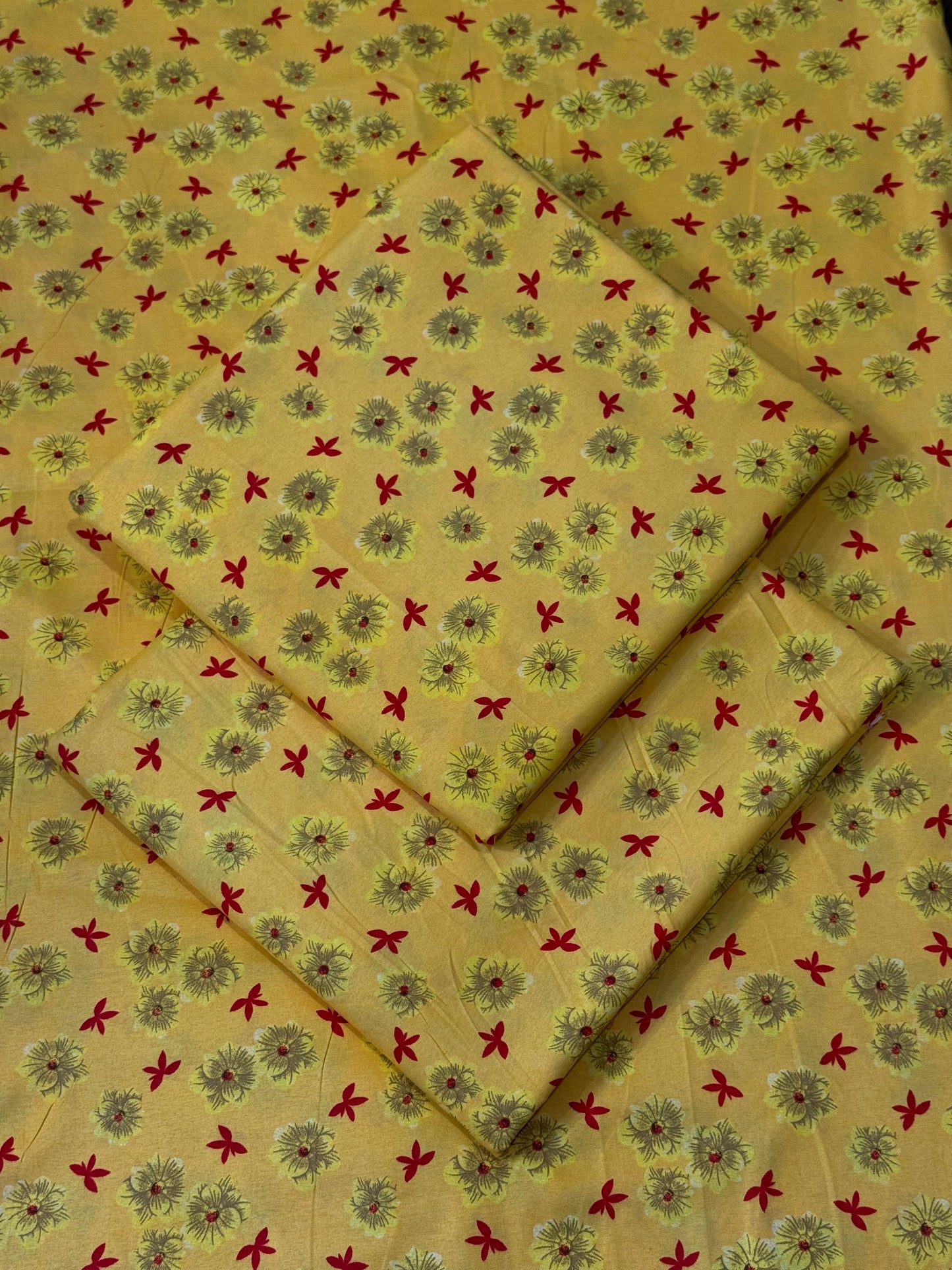 FLORAL PRINTED 2PC D-127