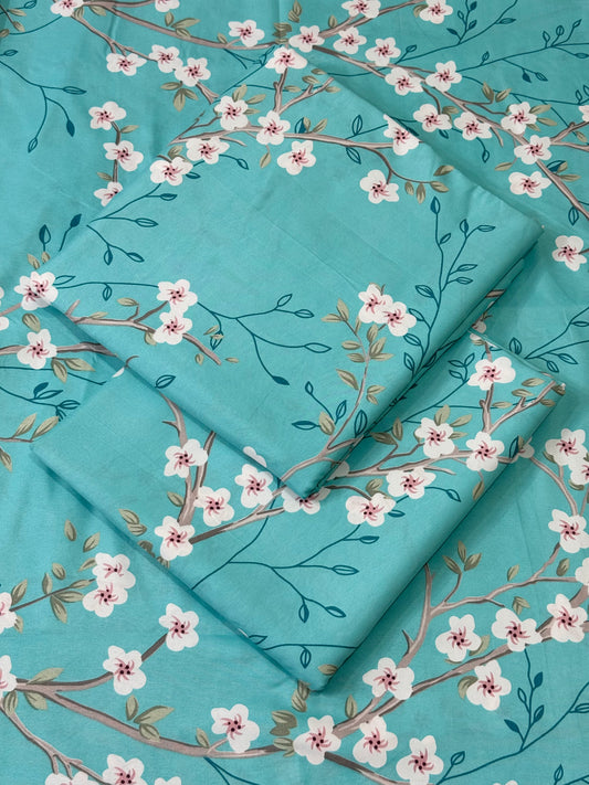 FLORAL PRINTED 2PC D-129