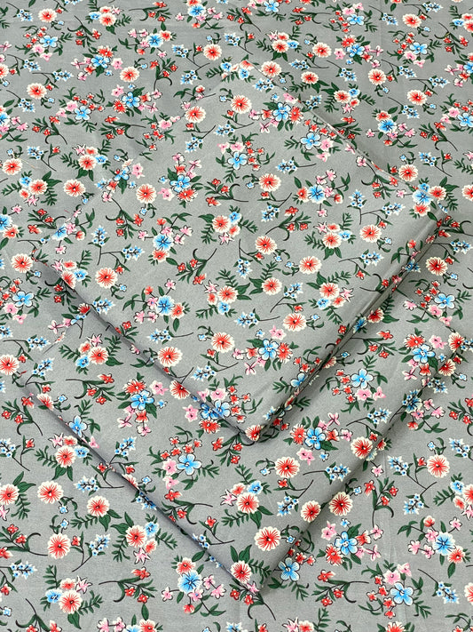 FLORAL PRINTED 2PC D-116