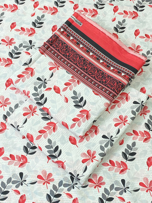 FLORAL PRINTED 2PC D-119