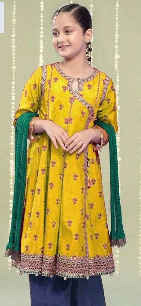 Maria.B Kids Lawn D-45 | 3Pcs Embroidered Summer Collection 2025
