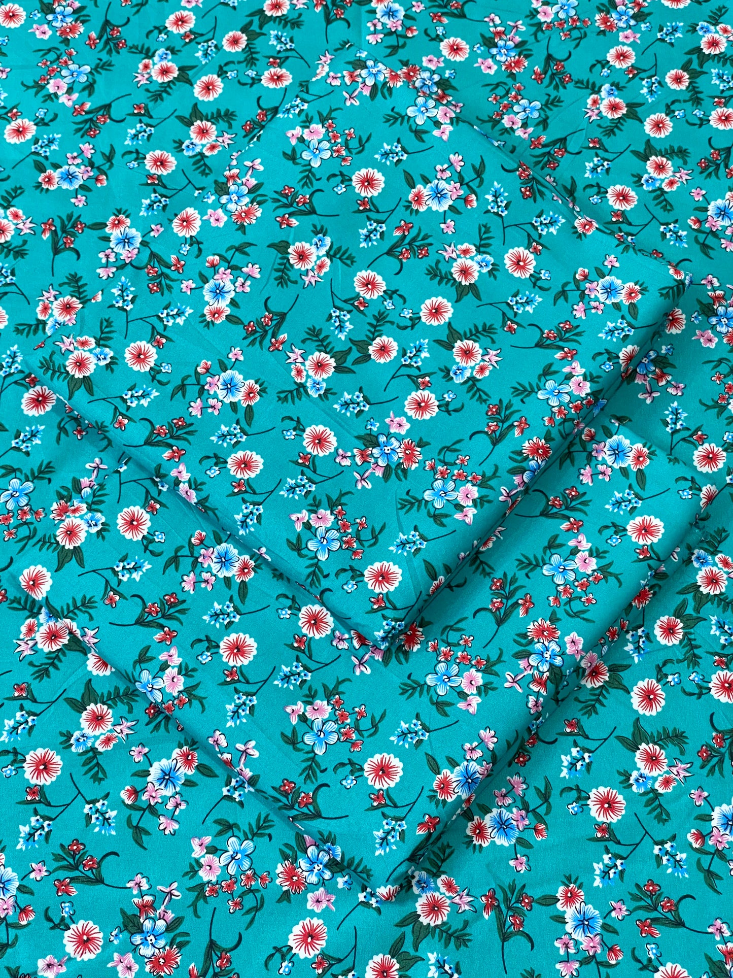 FLORAL PRINTED 2PC D-131