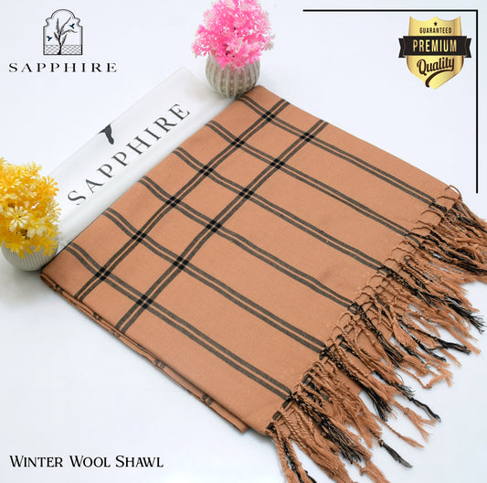 Sapphire Wool Shawl Skin Check