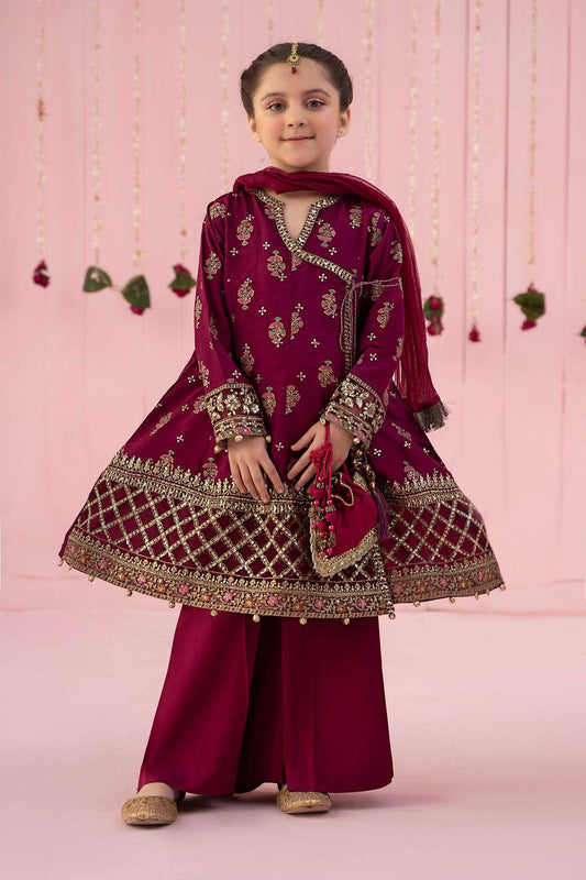 Maria.B Kids Lawn D-15 | 3Pcs Embroidered Summer Collection 2025