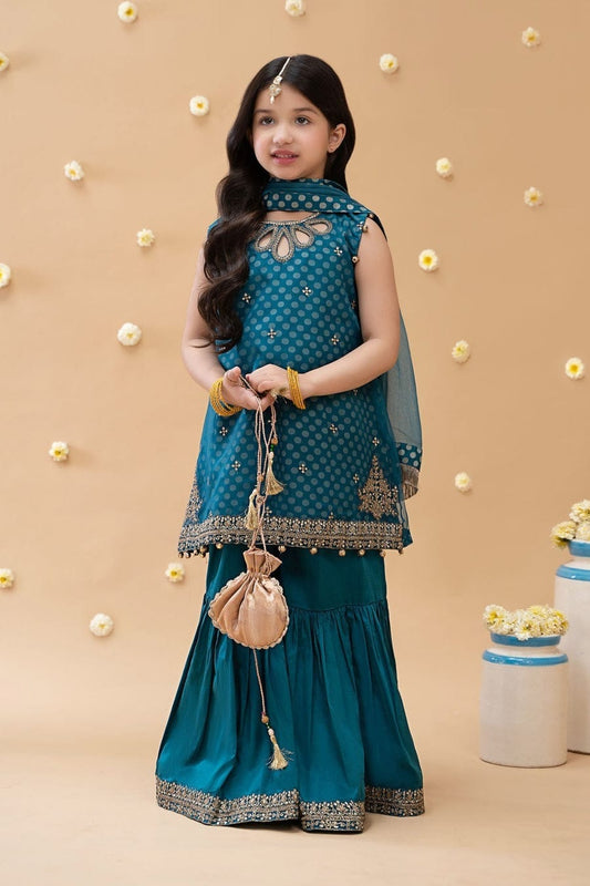 Maria.B Kids Lawn D-28 | 3Pcs Embroidered Summer Collection 2025