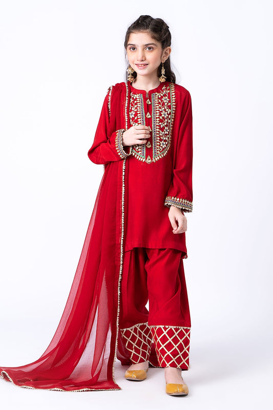 Maria.B Kids Lawn D-27 | 3Pcs Embroidered Summer Collection 2025